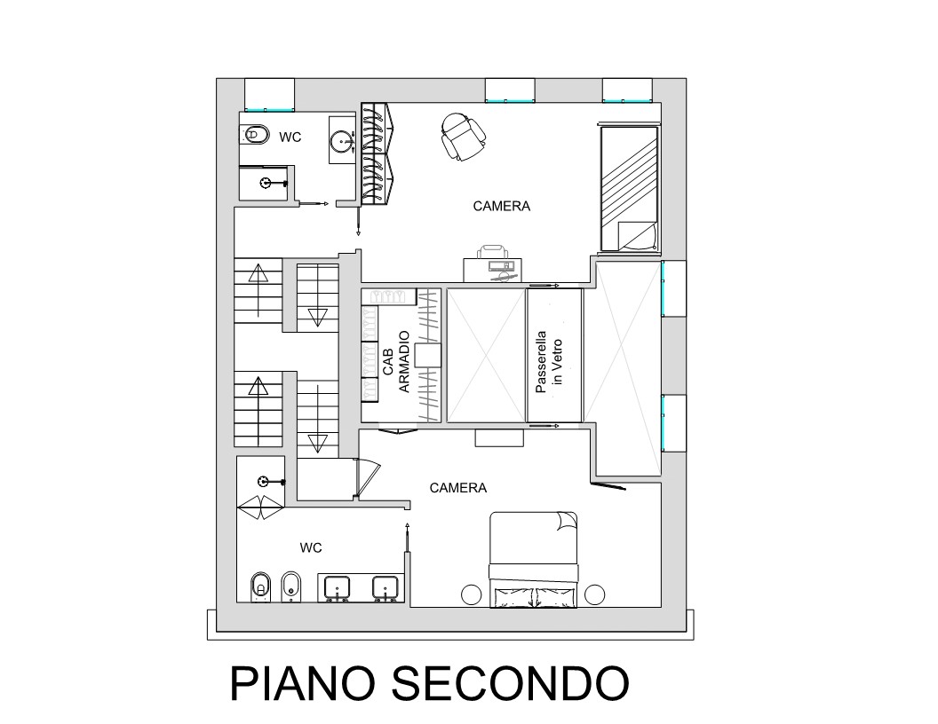 Planimetria Secondo Piano